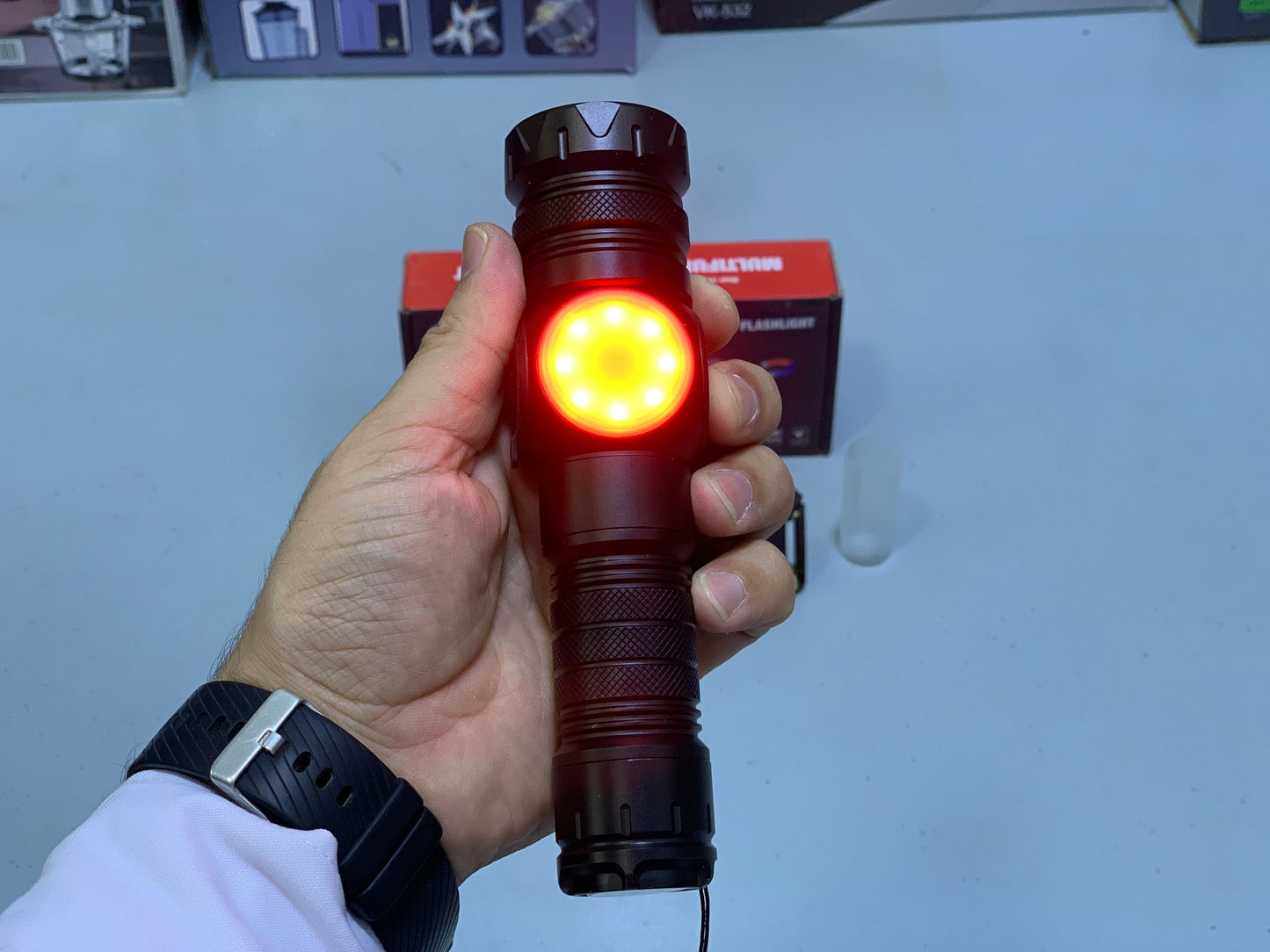 Ruilang TG+COB Multifunctional Flashlight, Outdoor Torch Model: RL-S2305