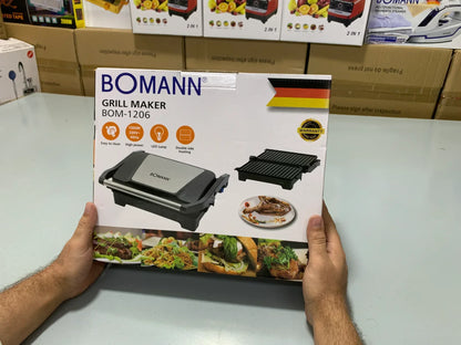 DUBAIZONES™ Original German Bomann Grill Maker  BOM 1205& BOM 1206  with 1 Year Warranty