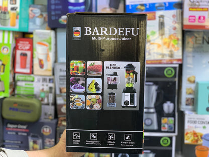 Bardefu 3-in-1 Blender, Chopper & Grinder – 2.5L | 9500W Copper Motor | Model: BF-5040