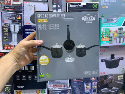 UAKEEN 3 Pieces Sauce Pans set vk-23