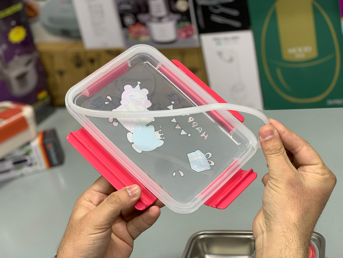 DUBAIZONES™ Kids Lunch Box with Spoon and Container