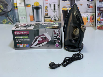 Super Crest Electric Steam iron with Detachable Charging base Model: SCT-1014