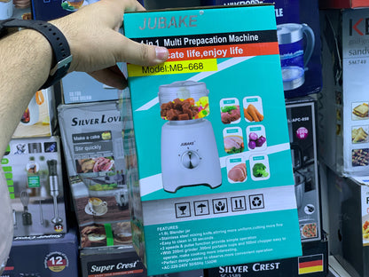 JUBAKE 4-in-1 Multifunctional Food Chopper – 1500W | Powerful & Versatile Kitchen Tool