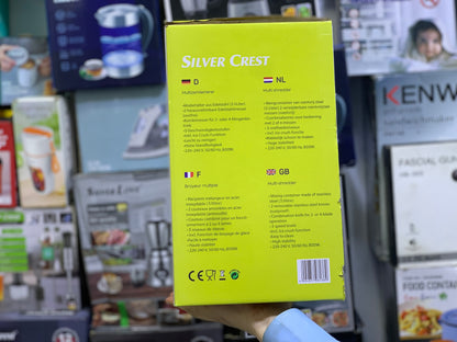 Silver Crest Food Chopper – 3L Capacity | 800W | Powerful and Efficient Kitchen Appliance