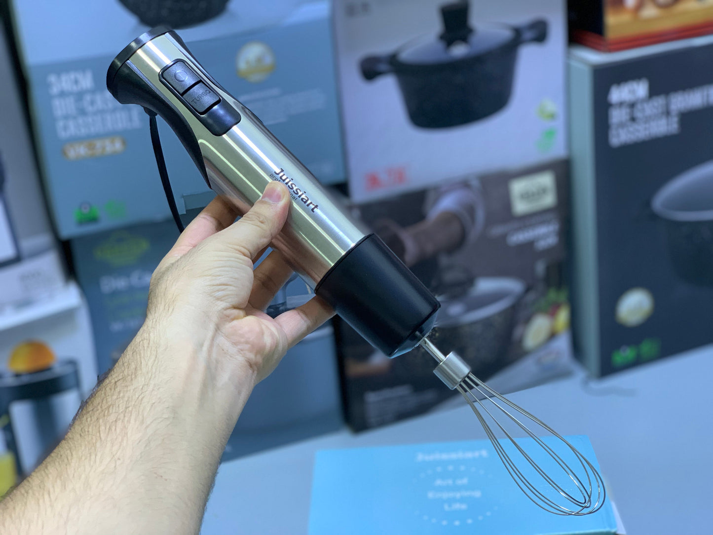 Hand Blender Set 4 in 1 Stainless Steel