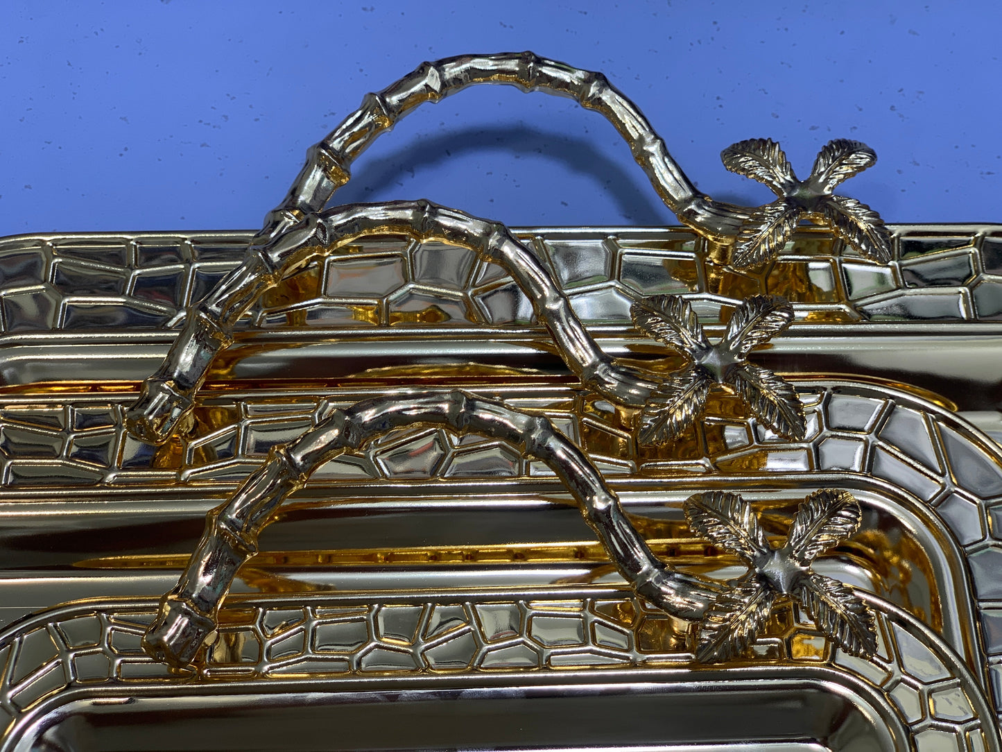 Stainless steel Golden Tray set Model H-1 Golden