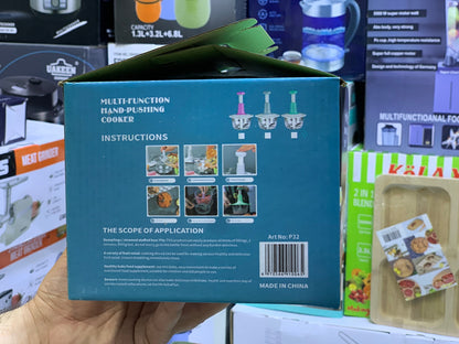 Vegetable Chopper 2L with Stainless Steel Bowl