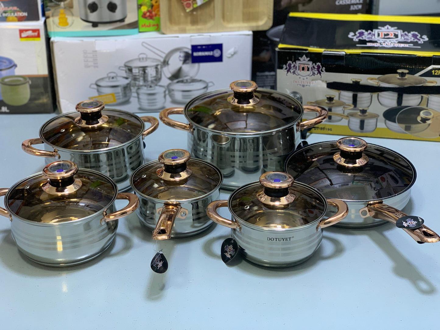 12 Pieces Cookware set|Do Tuyet Vietnam Brand