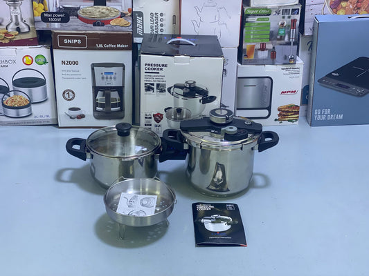 3 in 1 Automatic Safety Pressure Cooker happy  Unique Brand