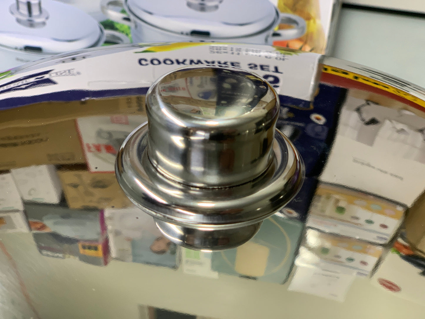 DUBAIZONES™ 6 Pieces Cookware Set Stainless Steel 6L, 7.5L and 9L Casseroles