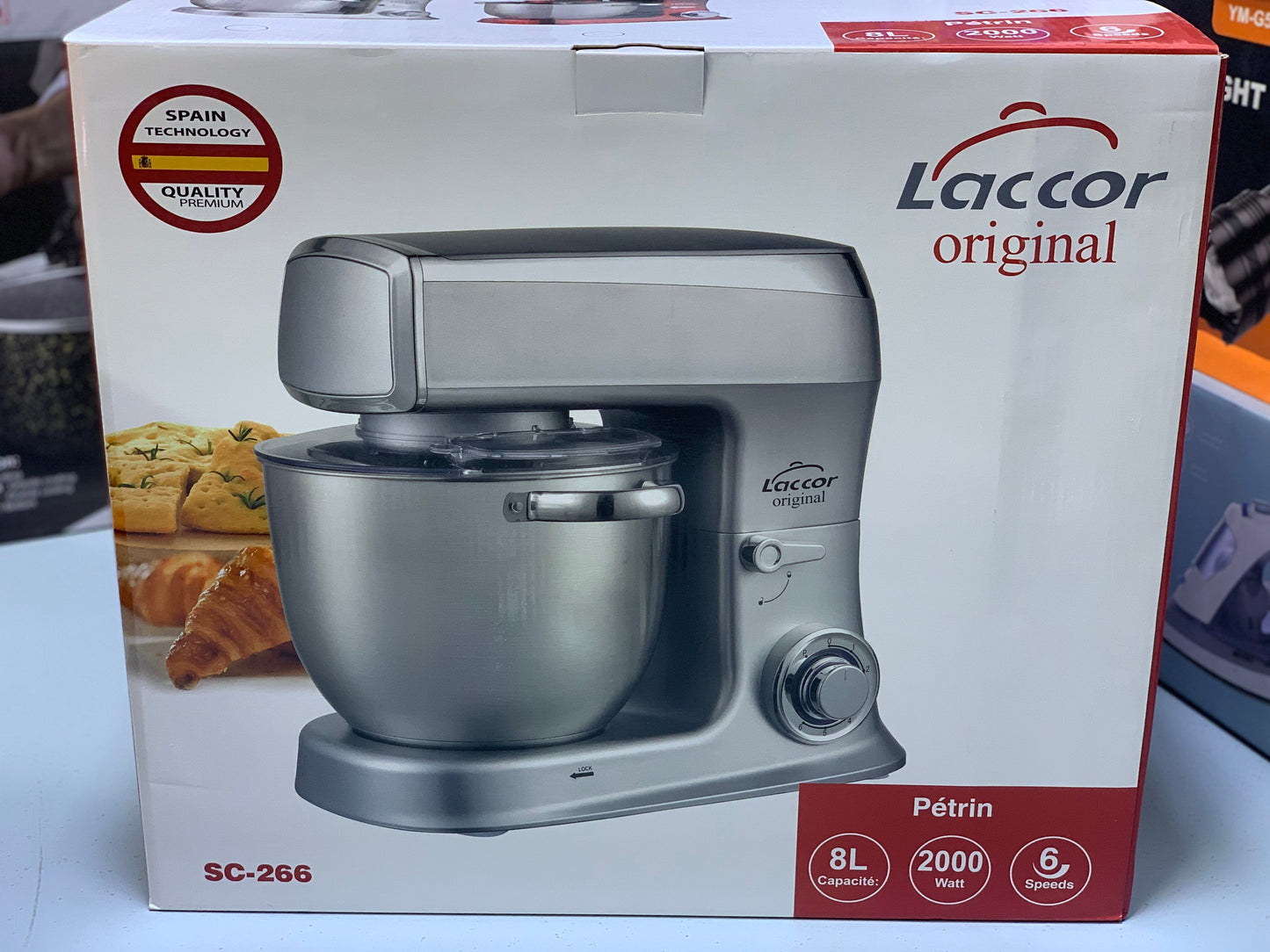 Laccor Original stand Mixer| 8L |2000W| Technology