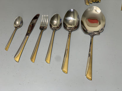 DUBAIZONES™ 84 Pieces High Quality Cutlery Set For 18 Persons