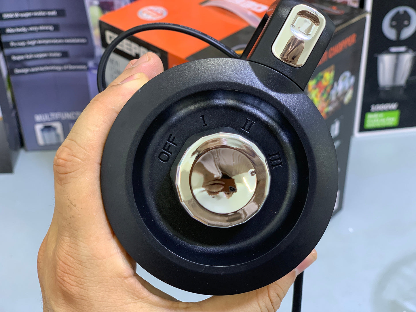 Geepas Multi-Functional Chopper – 5L Bowl | 500W Motor | Stainless Steel Blades | 2-Year Warranty