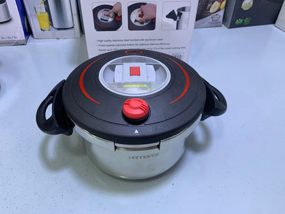 Hannover 3 in 1 18/10 Stainless Steel Pressure Cooker 6L and 8L