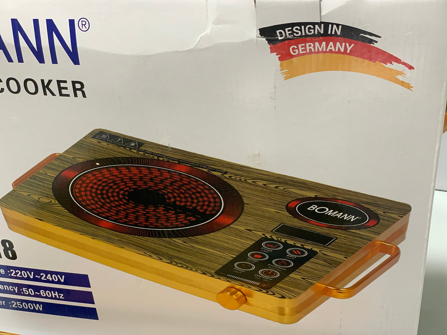 DUBAIZONES™ Imported B0MANN Induction Cooker 3500W (Model B0-118)