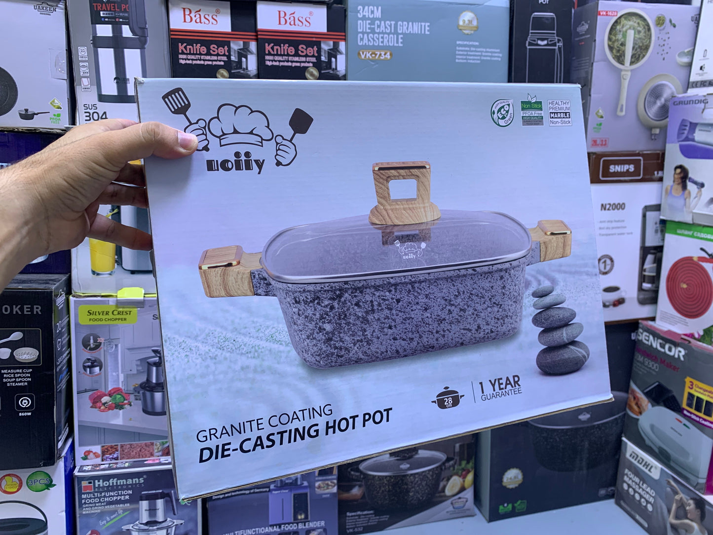 UIIOY Universal Granite Die Cast Hot Pot 28cm