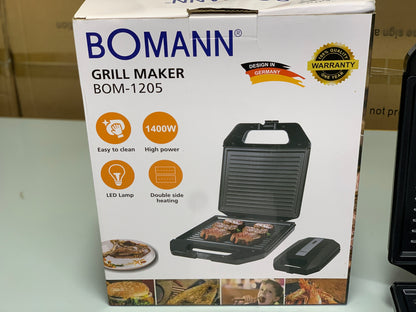 DUBAIZONES™ Original German Bomann Grill Maker  BOM 1205& BOM 1206  with 1 Year Warranty