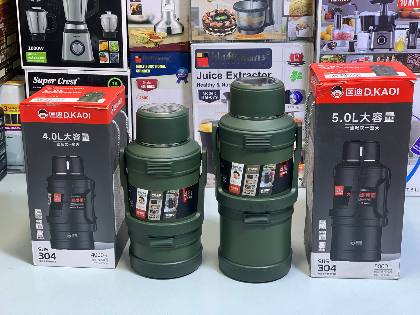 Original D.KADI’s Bottles Stainless Steel Capacity 4L and 5L