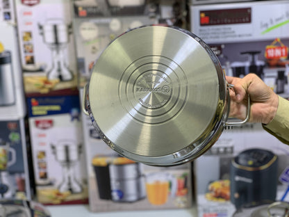 Karkmos 3 Pieces  Casseroles Cookware Set  Cri-Ni Stainless Steel