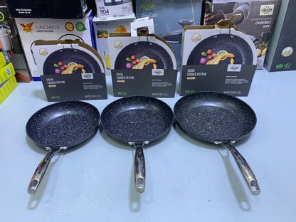 UAKEEN Germany Forged Frying Pan Granite Coating Flat Surface