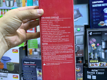 Portable Bottle 1000ml SUS 316 Different colors