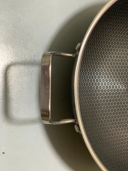 DUBAIZONES™ HoneyComb Laser Coating deep karahi/Handi , Stainless Steel