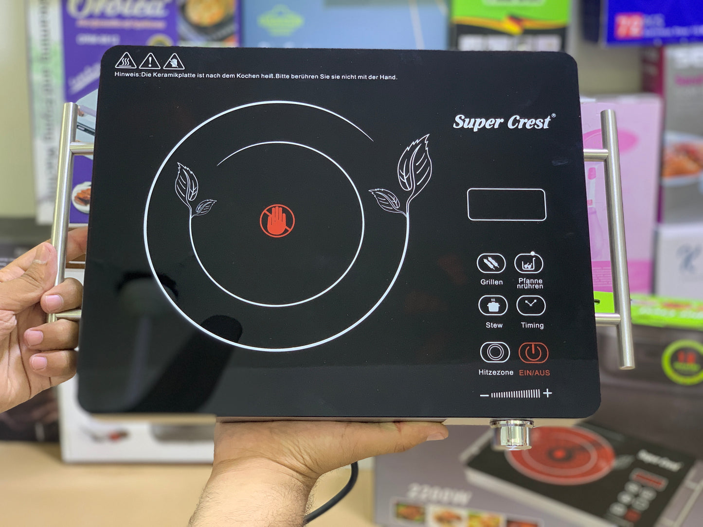 Super Crest 3 Steps Universal Hot Plate 2200 watt