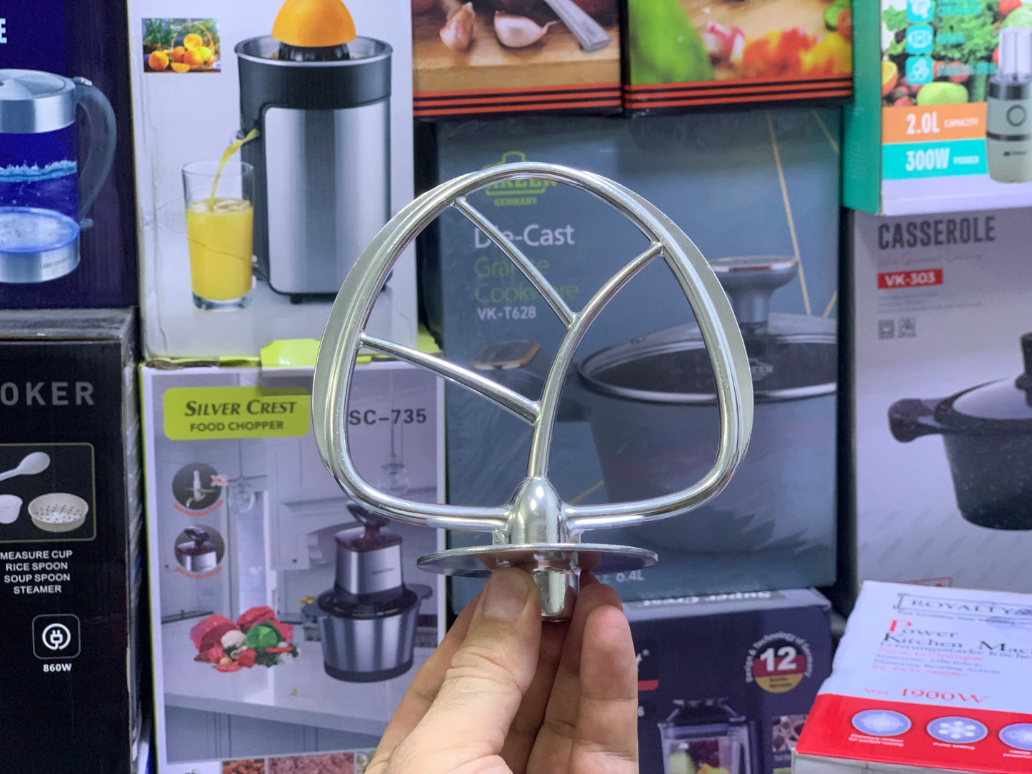 Royalty Line Power Kitchen Machine 3 in 1 6.5 and 1900 watt| Standmixer , Meat chopper and Blender