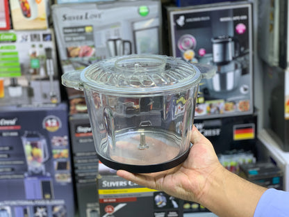 6 in 1 Food Chopper and Lasi maker double bowls and double blades