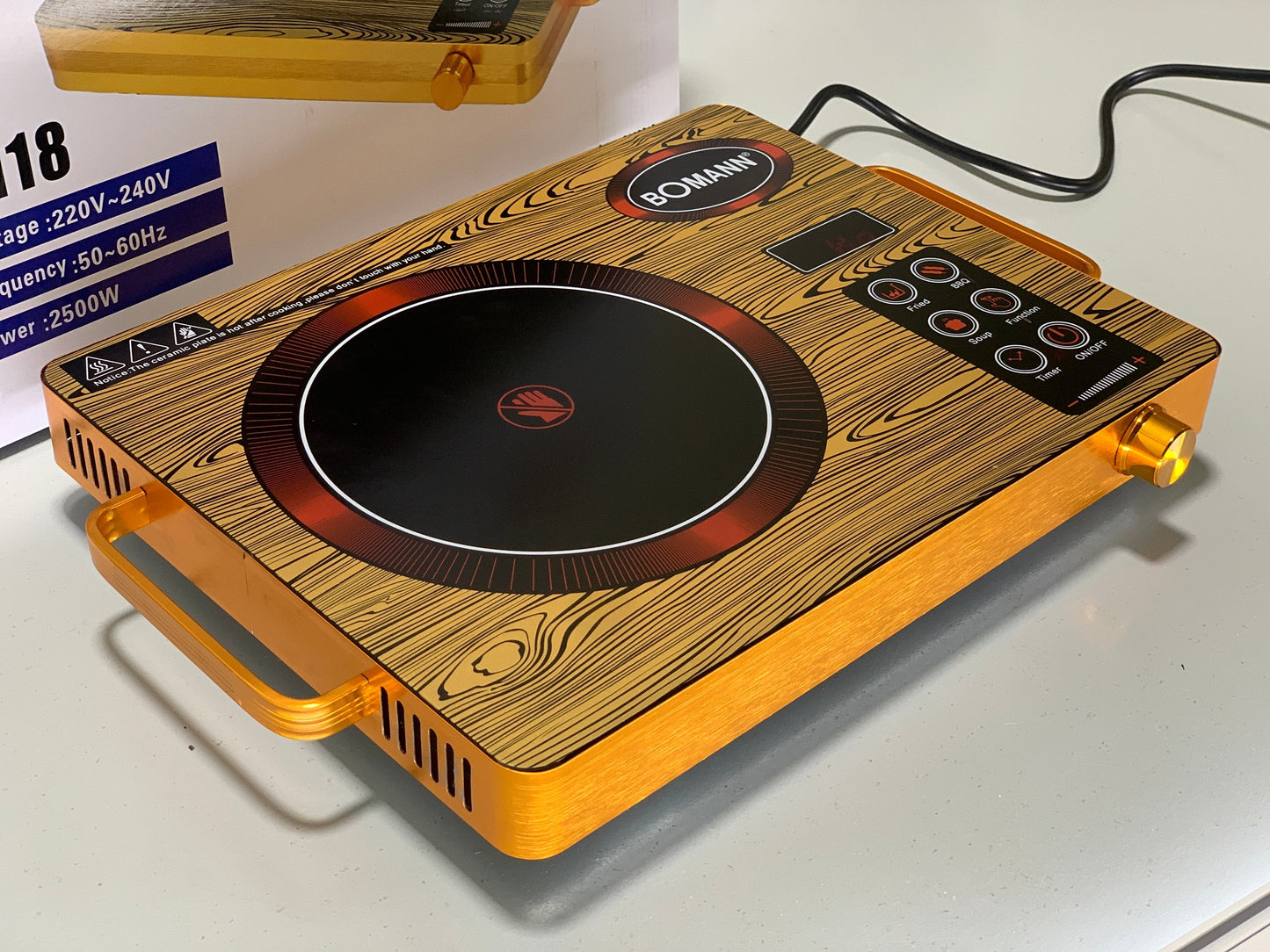 DUBAIZONES™ Imported B0MANN Induction Cooker 3500W (Model B0-118)