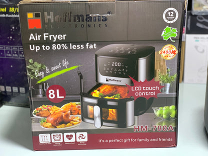 DUBAIZONES™  Hoffmans  Electronics Air Fryer 8L 2400w