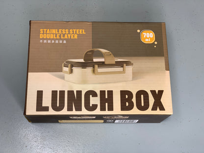 DUBAIZONES™ Stainless Steel Double Layer Kids Lunch Box 700ml