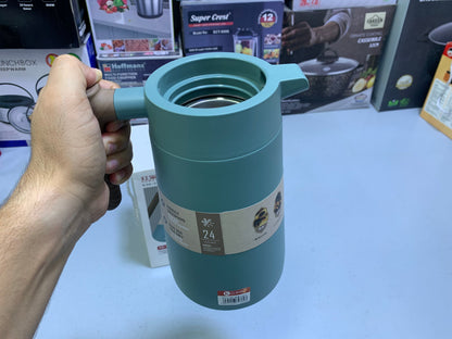 Homered Tea Thermos with Temperature Indicator SUS 304  Stainless Steel Model H0-9406 1680ml