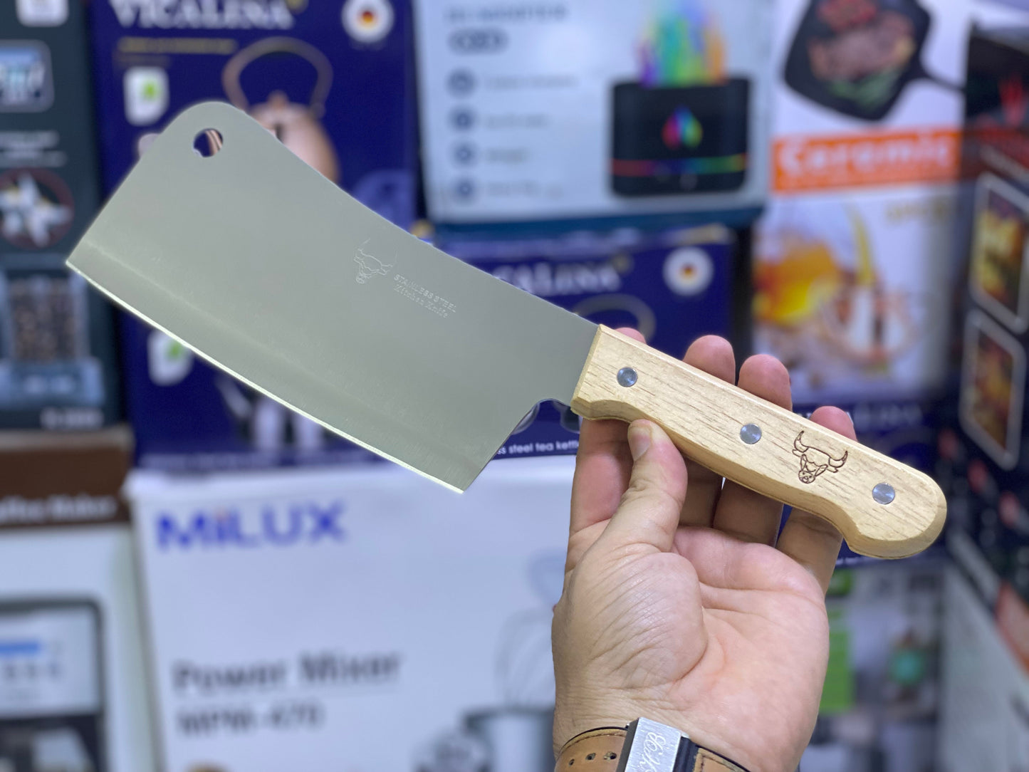 Knife , chief Cleaver and Knife sharpener