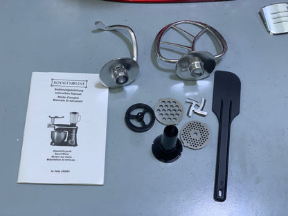 Royalty Line Power Kitchen Machine 3 in 1 6.5 and 1900 watt| Standmixer , Meat chopper and Blender