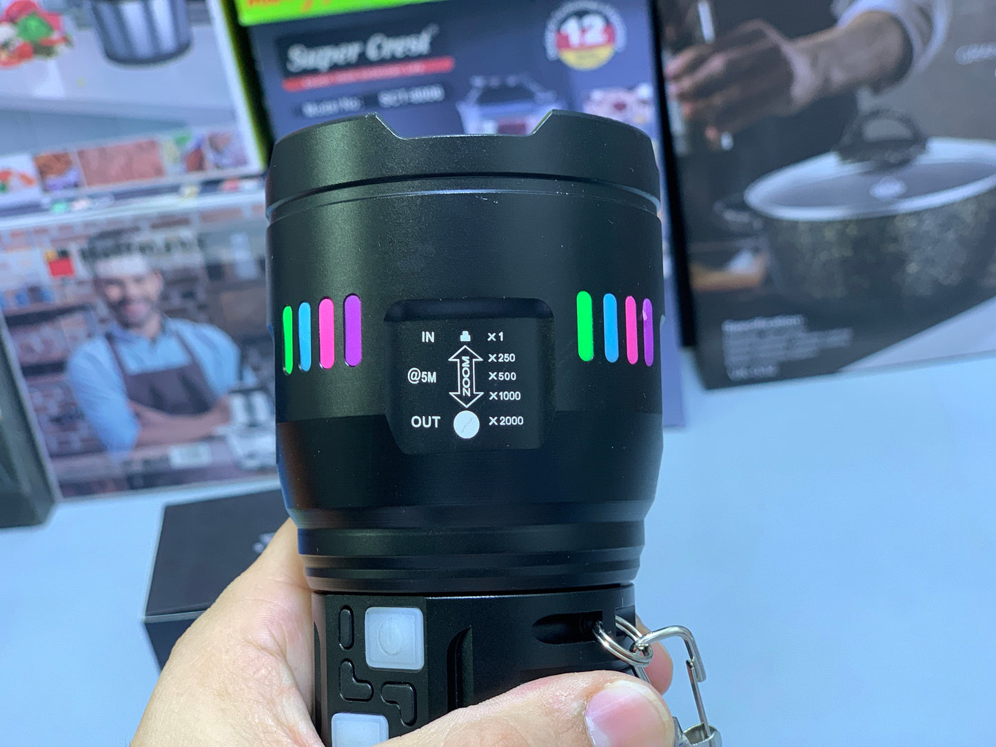 Coba Aluminum Allay Flashlight, Handheld Torch Model: CB-W518