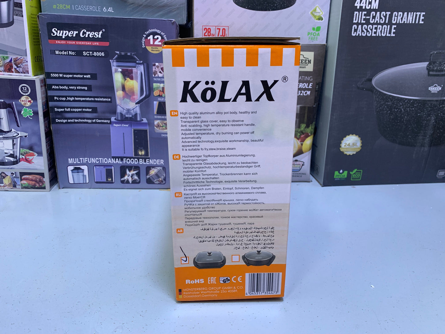 Kolax Brand Electric Frying Pan 5L and 1500w Non Stick