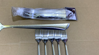 Cutlery set Half golden Design