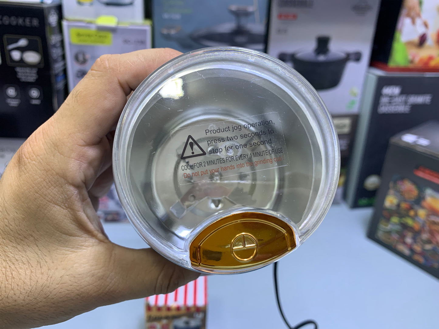 Kolax Coffee and Spice Grinder Stainless Steel 50G and 300w