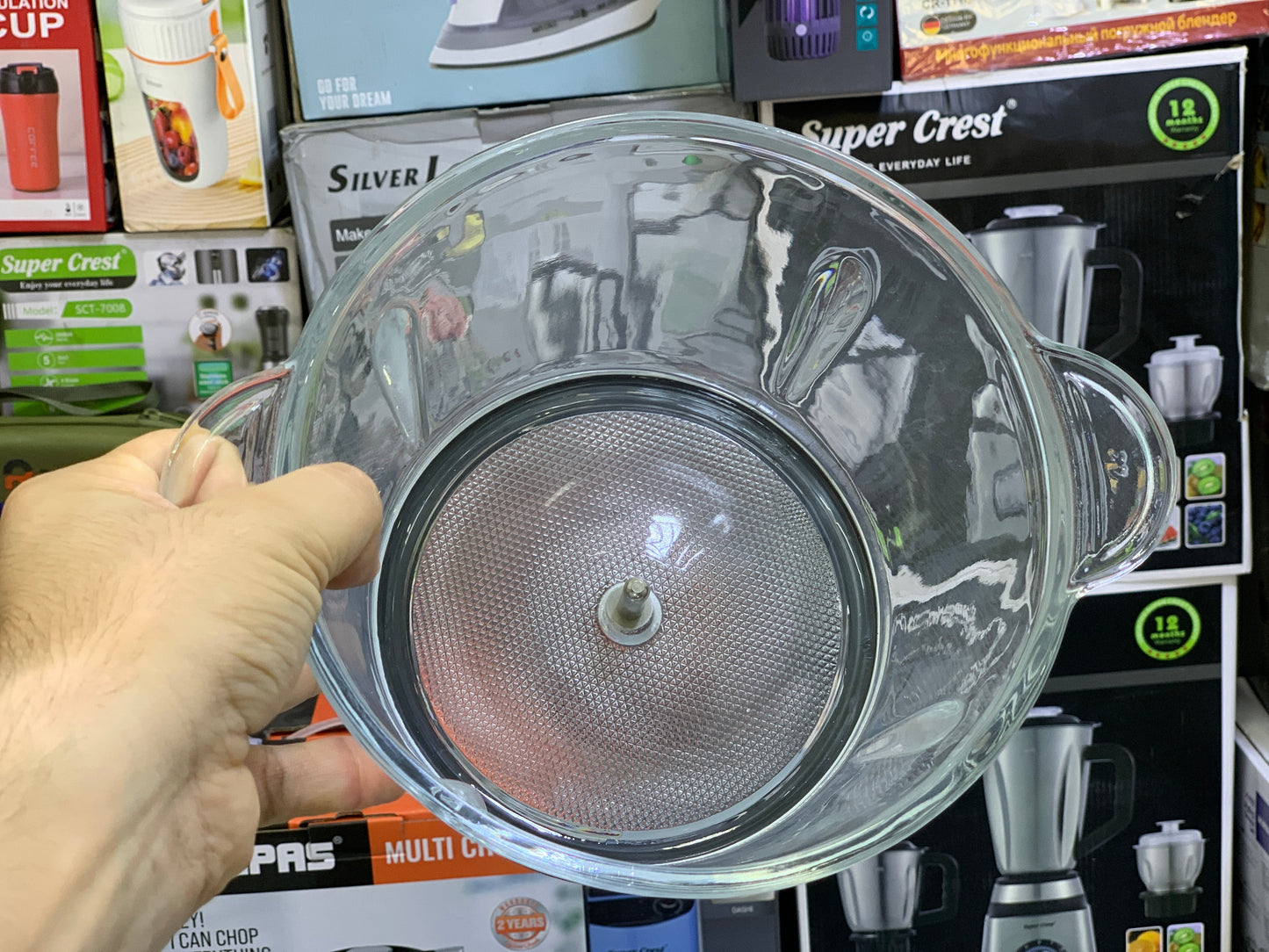 Geepas Multi-Functional Chopper – 5L Bowl | 500W Motor | Stainless Steel Blades | 2-Year Warranty