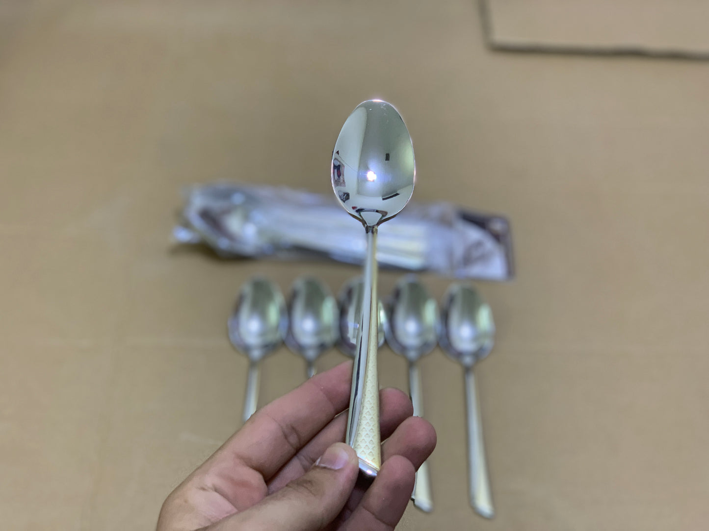 Cutlery set Half golden Design