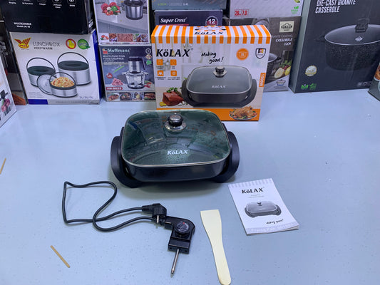 Kolax Brand Electric Frying Pan 5L and 1500w Non Stick