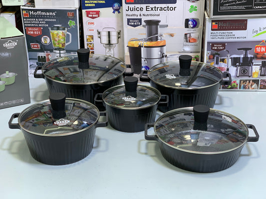 UAKEEN Germany 10 Pieces Cookware set