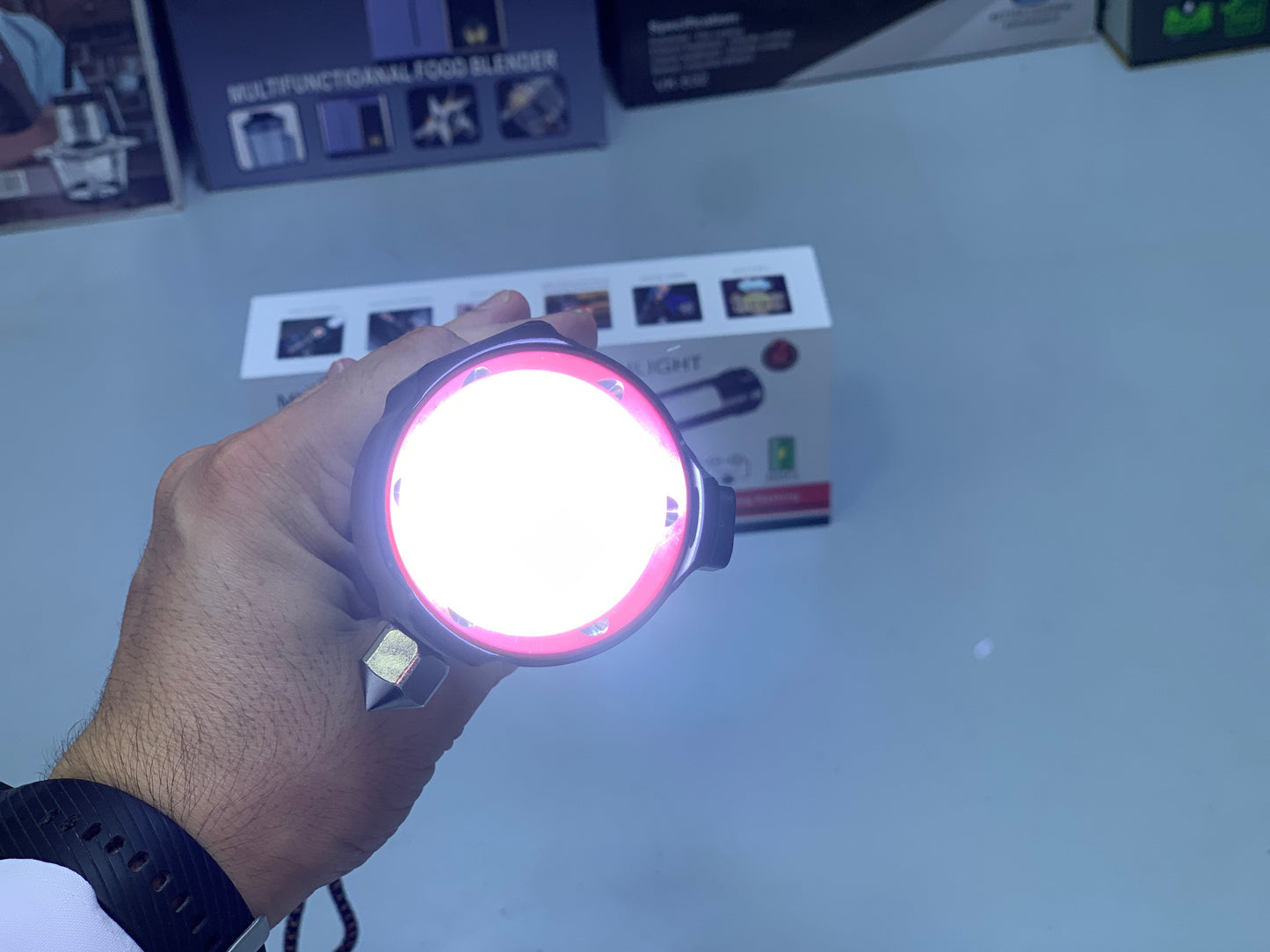 Multifunctional Outdoor Flashlight , Handheld Torch