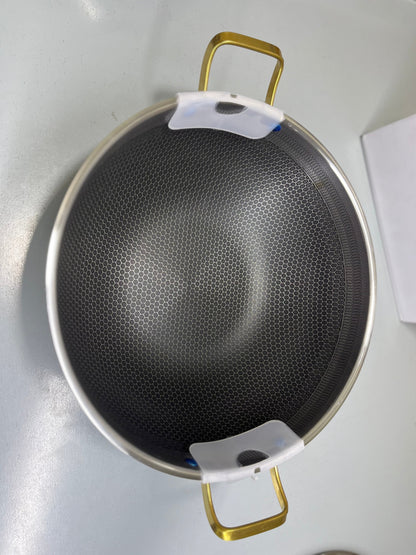 DUBAIZONES™ Laser Coating Handi / Karaai with Golden and Blue Handles