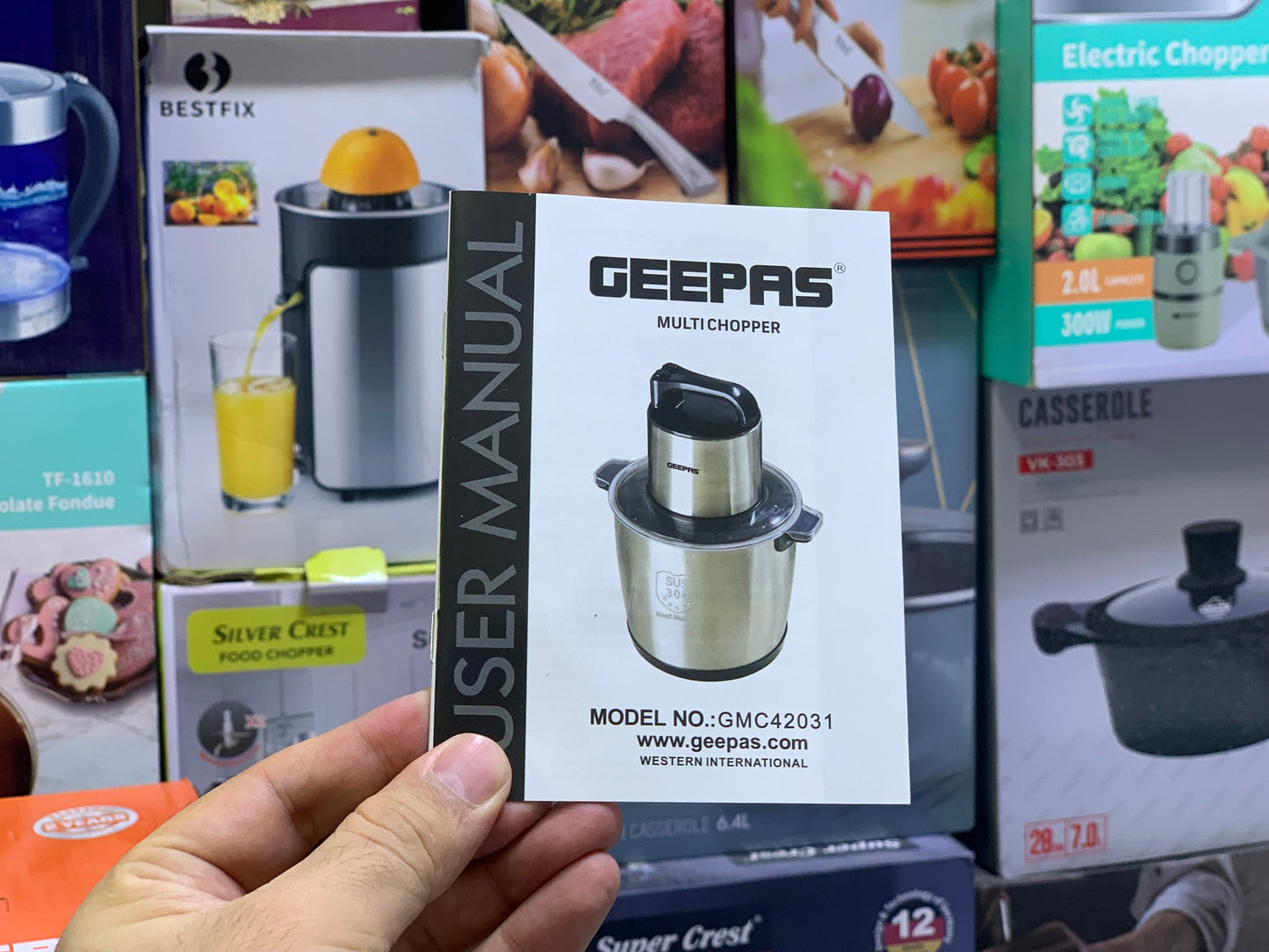 Geepas Commercial Meat Chopper |1500W & 10L