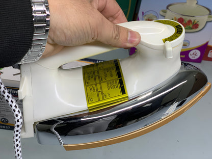 DUBAIZONES™ Hoffmans Electronics Heavy Duty Dry Iron 1200w and Non Stick Plate