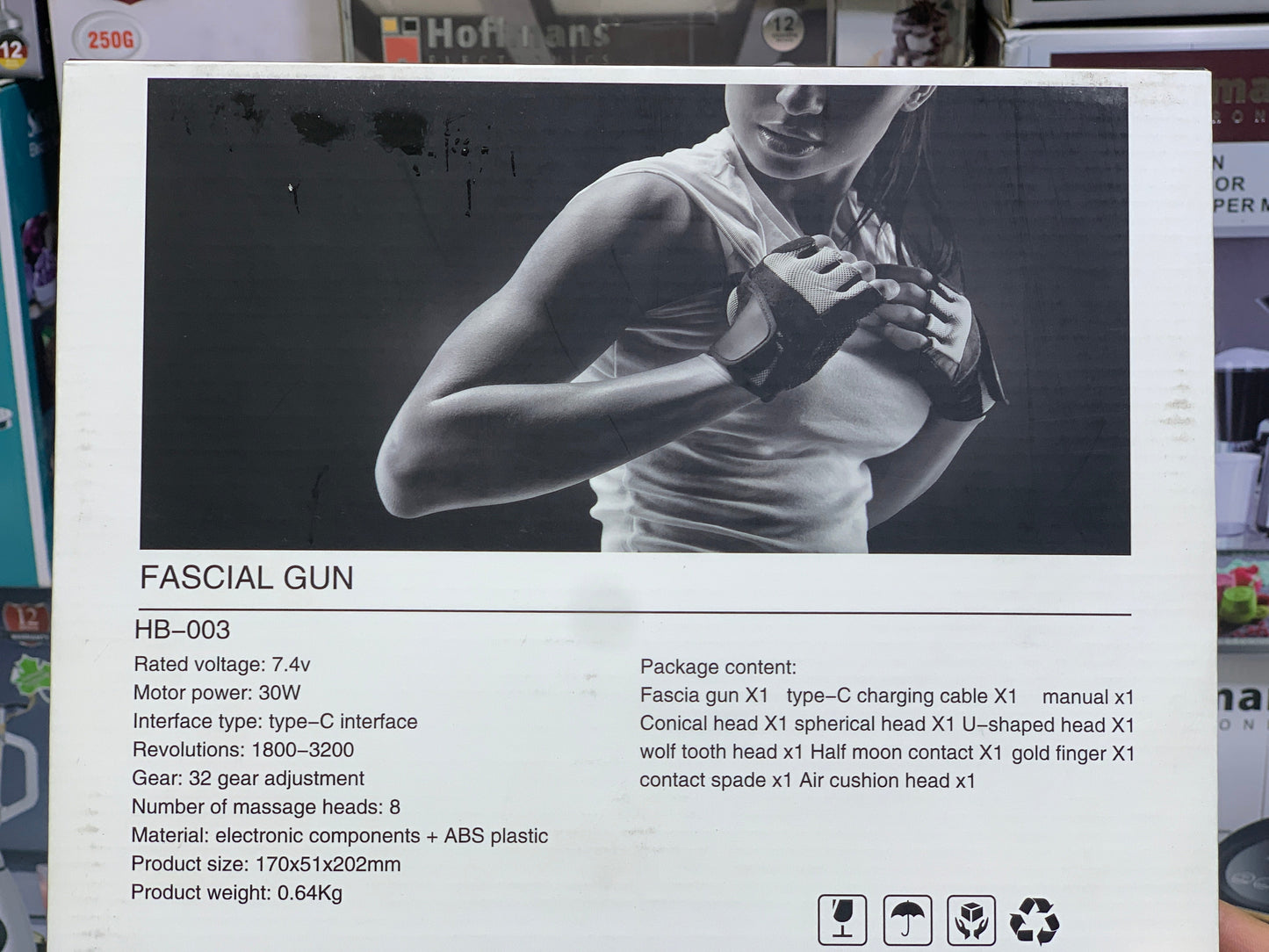 32 in 1 Fascial Gun of 8 Heads|Massage Gun