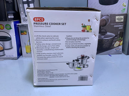 TEFAL 3 in 1 Pressure Cooker 5L and 7L Stainless Steel 18/10