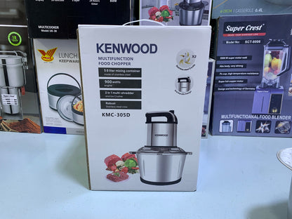 Kenwood Multifunctional Food Chopper 5L and 900w Stainless Steel double blades
